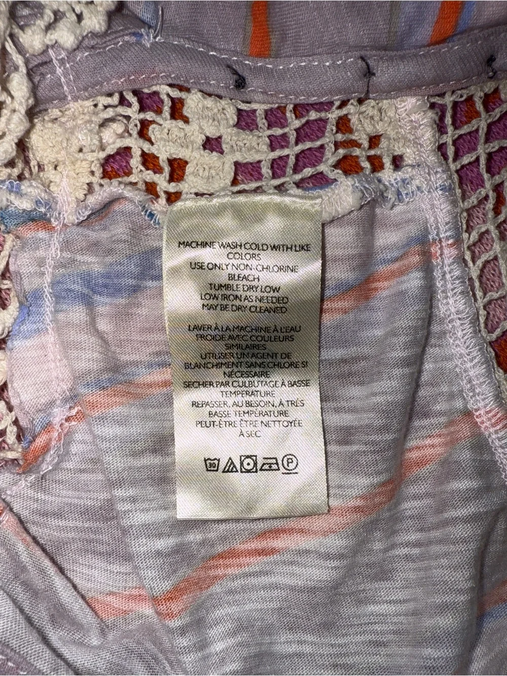 Free People | Aruba Top | Medium | Beige Combo